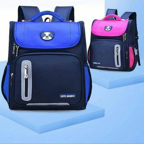Cặp Sách - BALO Gấu chống gù, chống nước, Balo Siêu Nhẹ Chống Gù Chính Hãng Nắp Gấu