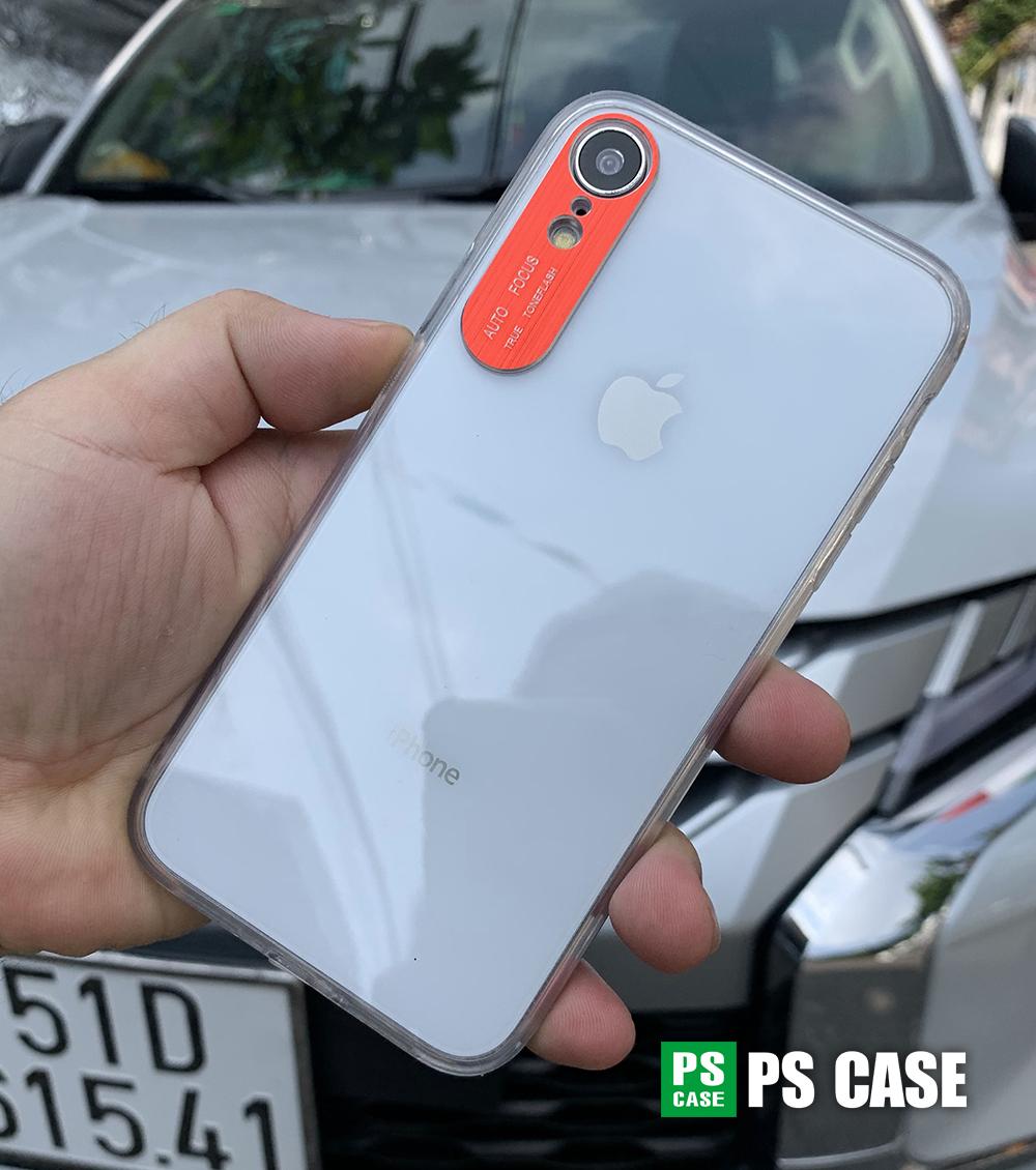 Ốp lưng bảo vệ camera dành cho iPhone XR - màu đỏ - PS Case Phân Phối