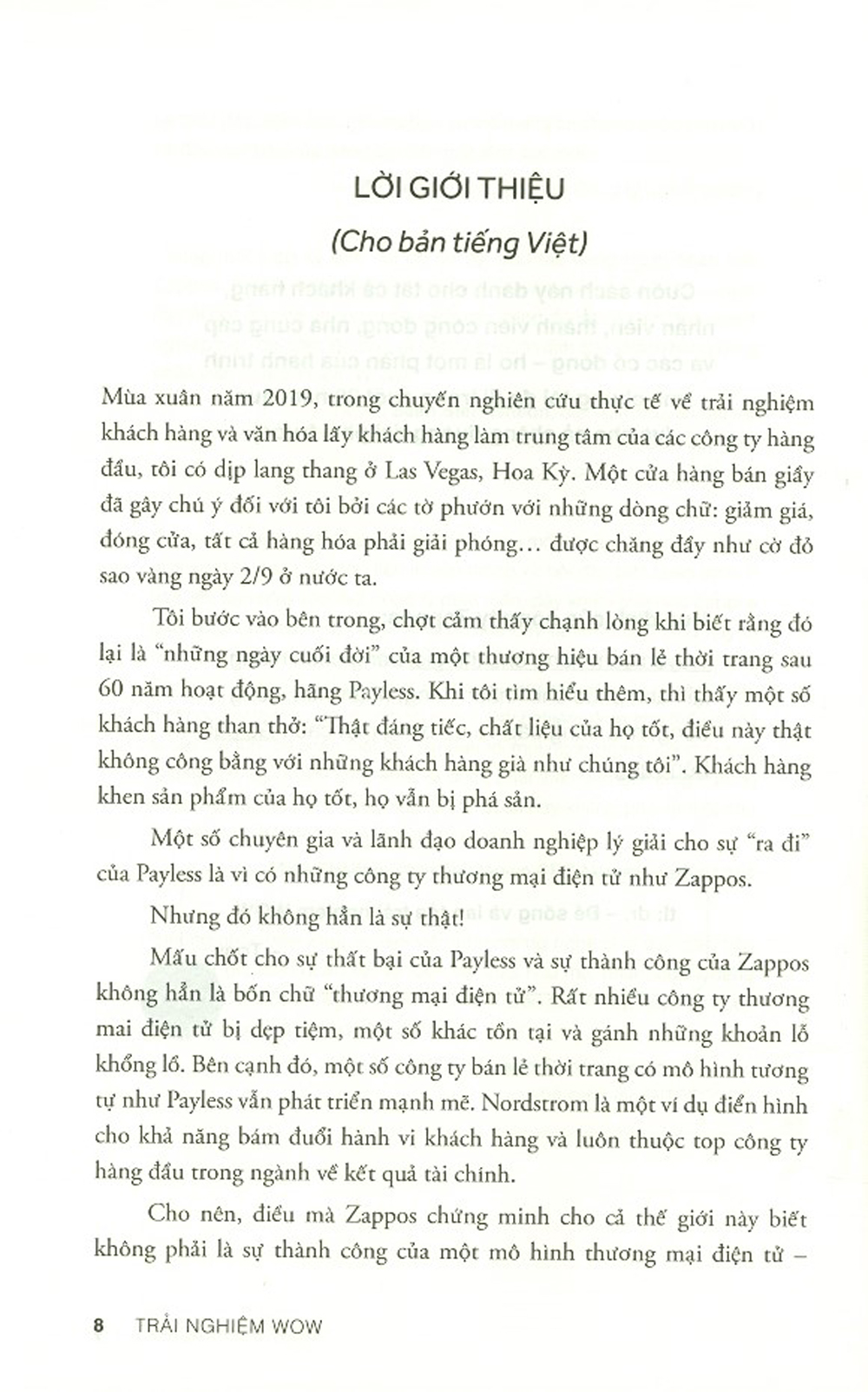 Trải Nghiệm Wow
