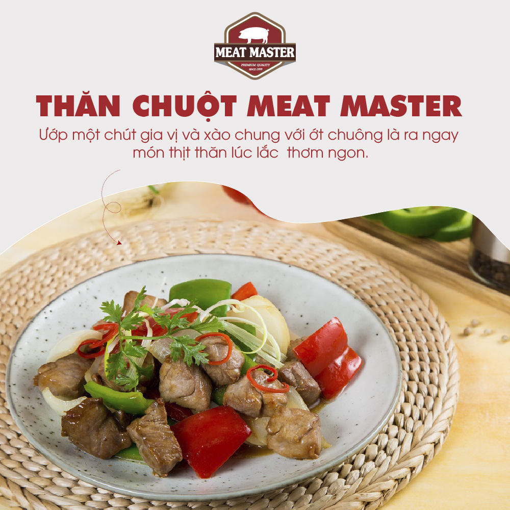 Thăn chuột heo Meat Master ( 400G ) - Thịt heo mát ngon, mềm mọng, ngọt thịt