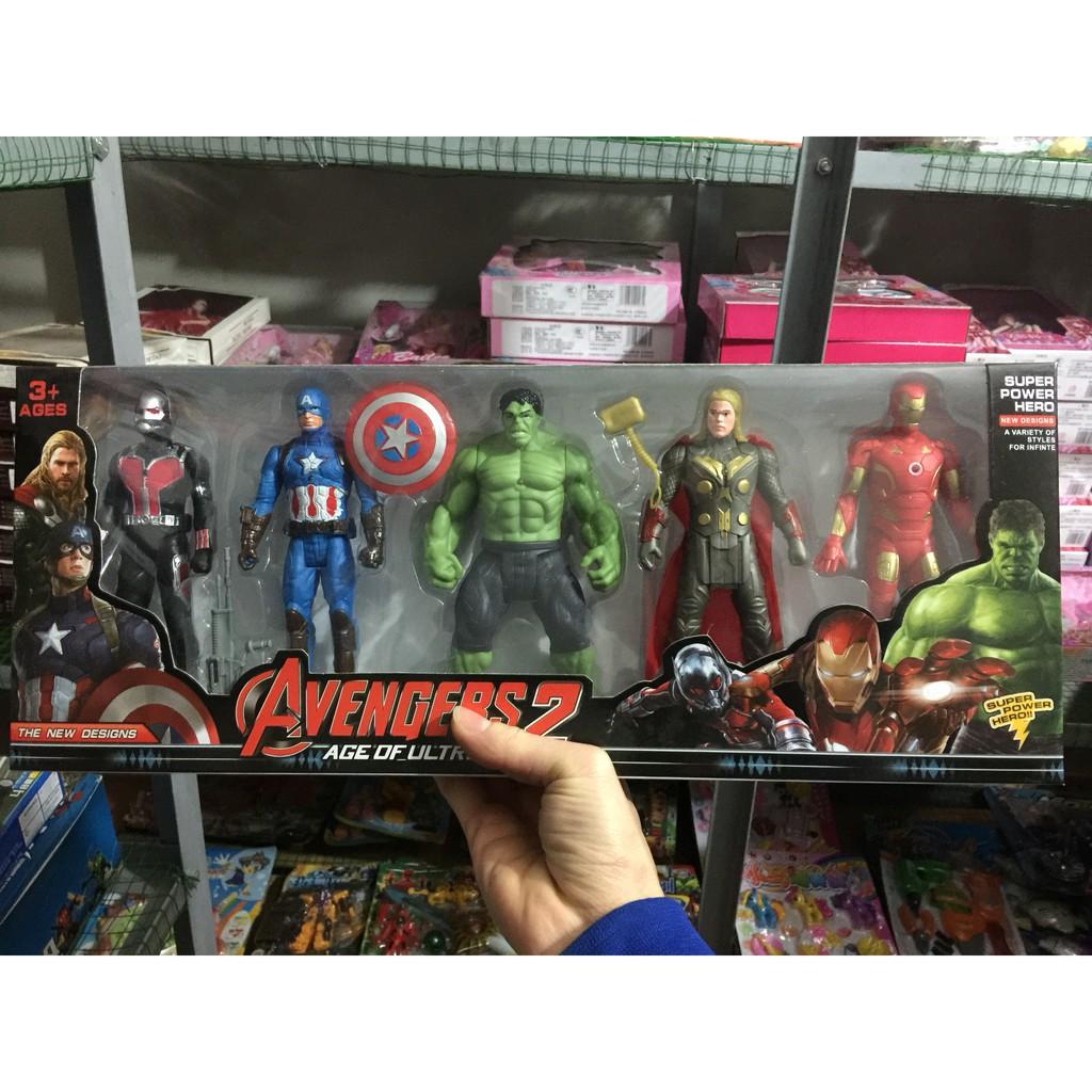 BỘ 5 SIÊU ANH HÙNG AVENGERS CÓ ĐÈN PHÁT SÁNG 2125