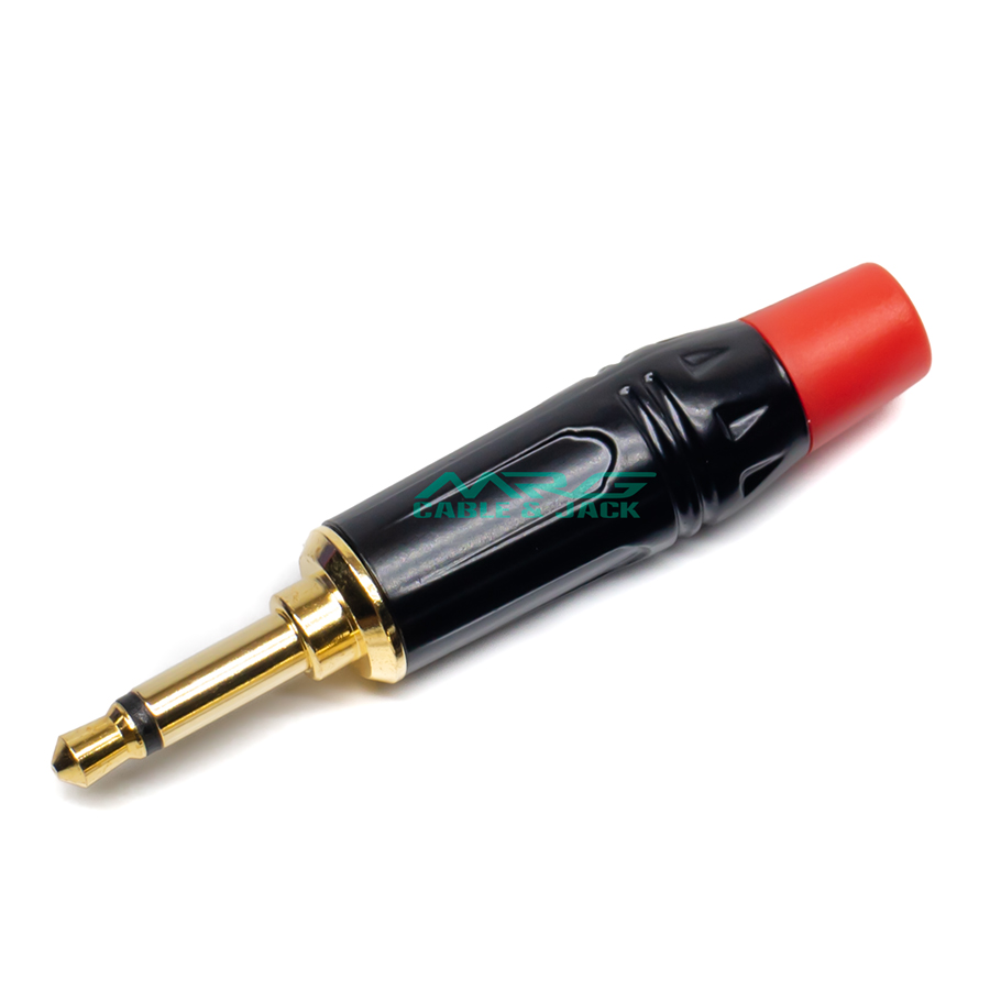 Jack 3.5 Mono 2 khấc, dùng hàn dây audio, giá 1 chiếc (3.5mm TS Mono Jack Plug). J-3