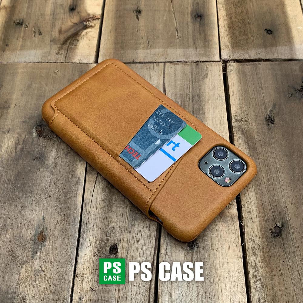 Bao da kiêm ví dành cho iPhone 11 Pro - màu vàng - PS Case Phân Phối
