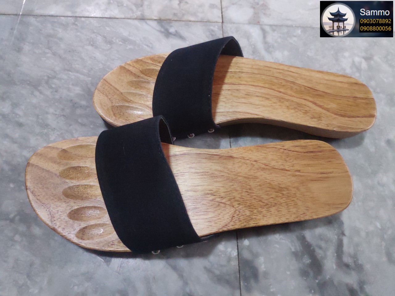 Guốc Gỗ Guốc Mộc Quai Nhung
