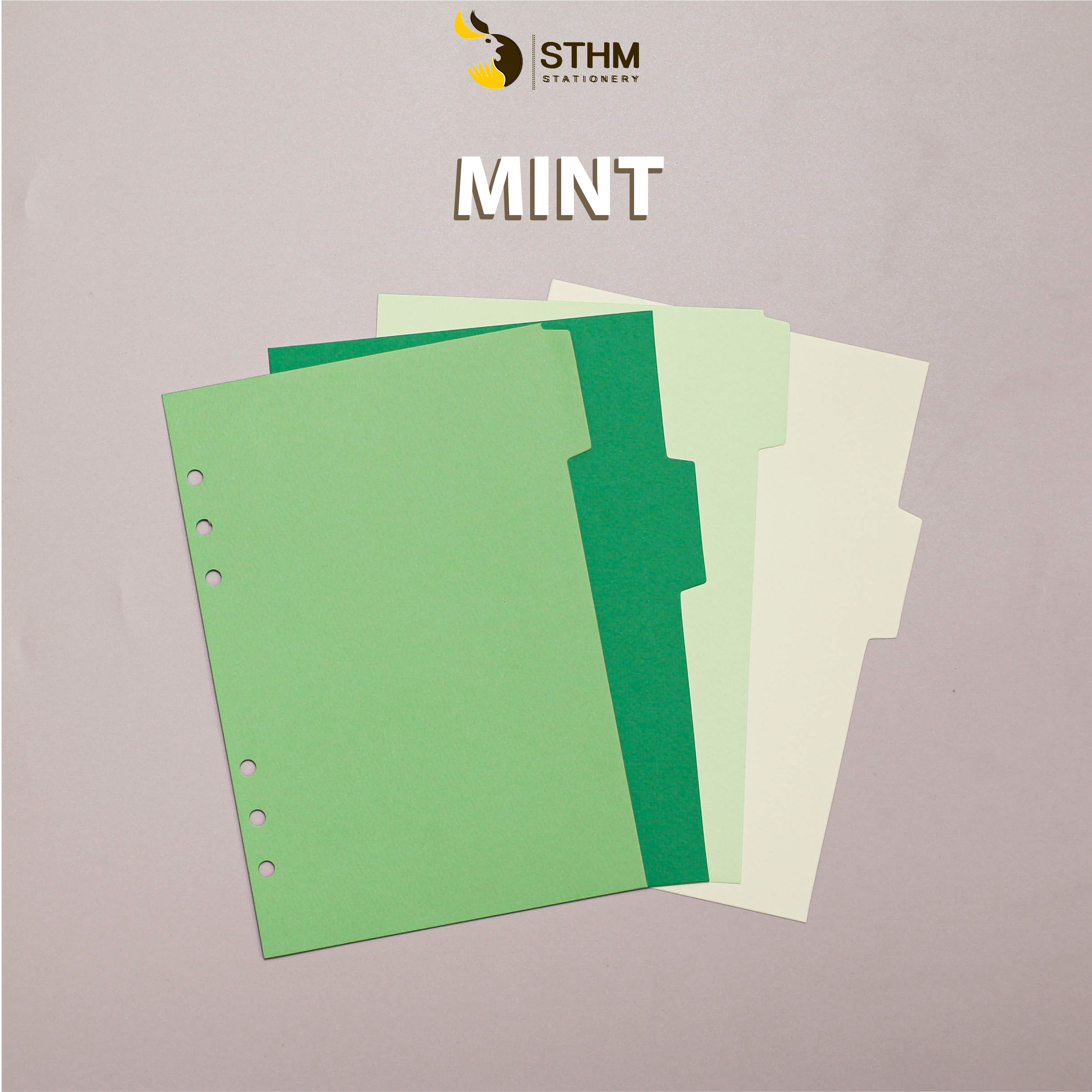Tab phân trang cho sổ còng A5 - 6 lỗ - STHM stationery