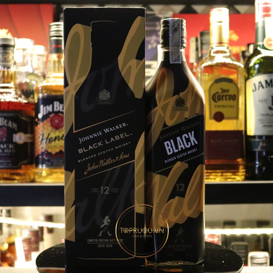 [TopRuouVietNam] Rượu Whisky Johnnie Walker Black Label Icon 2022 - 750ml [Hàng Thật]