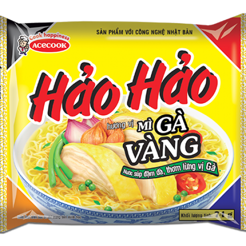 Thùng 30 gói mì Hảo Hảo gà vàng 74g