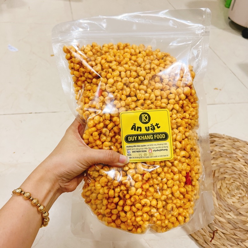 1kg BẮP CHIÊN GIÒN TẨM GIA VỊ TÚI ZIP