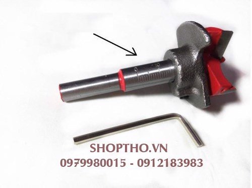 Mũi Khoan Bản Lề Bật D35 Có Vòng Chặn