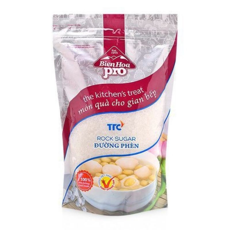 [500GR] ĐƯỜNG PHÈN BIÊN HÒA PRO HẠT NHUYỄN - TÚI 500gr