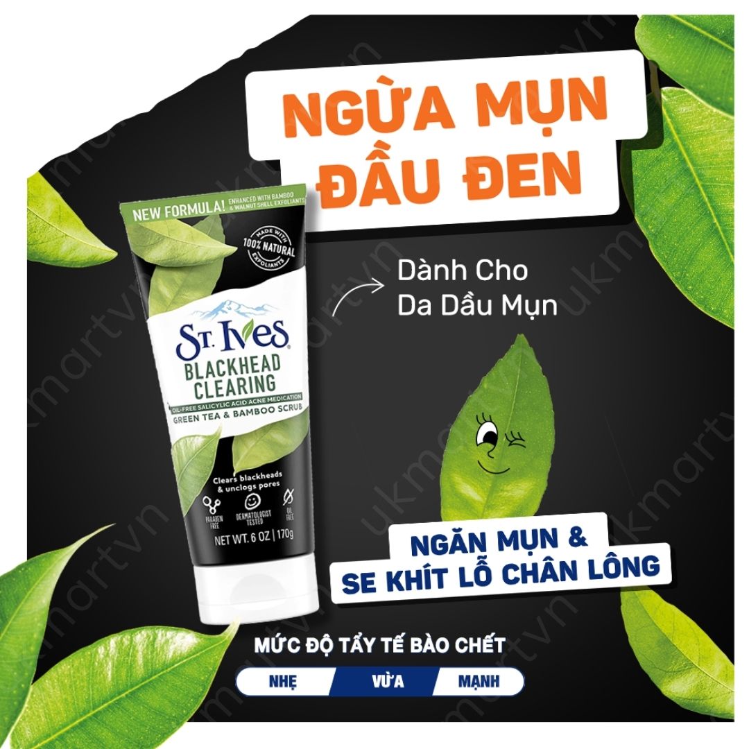 Sữa rửa mặt tẩy tế bào da chết St.Ives