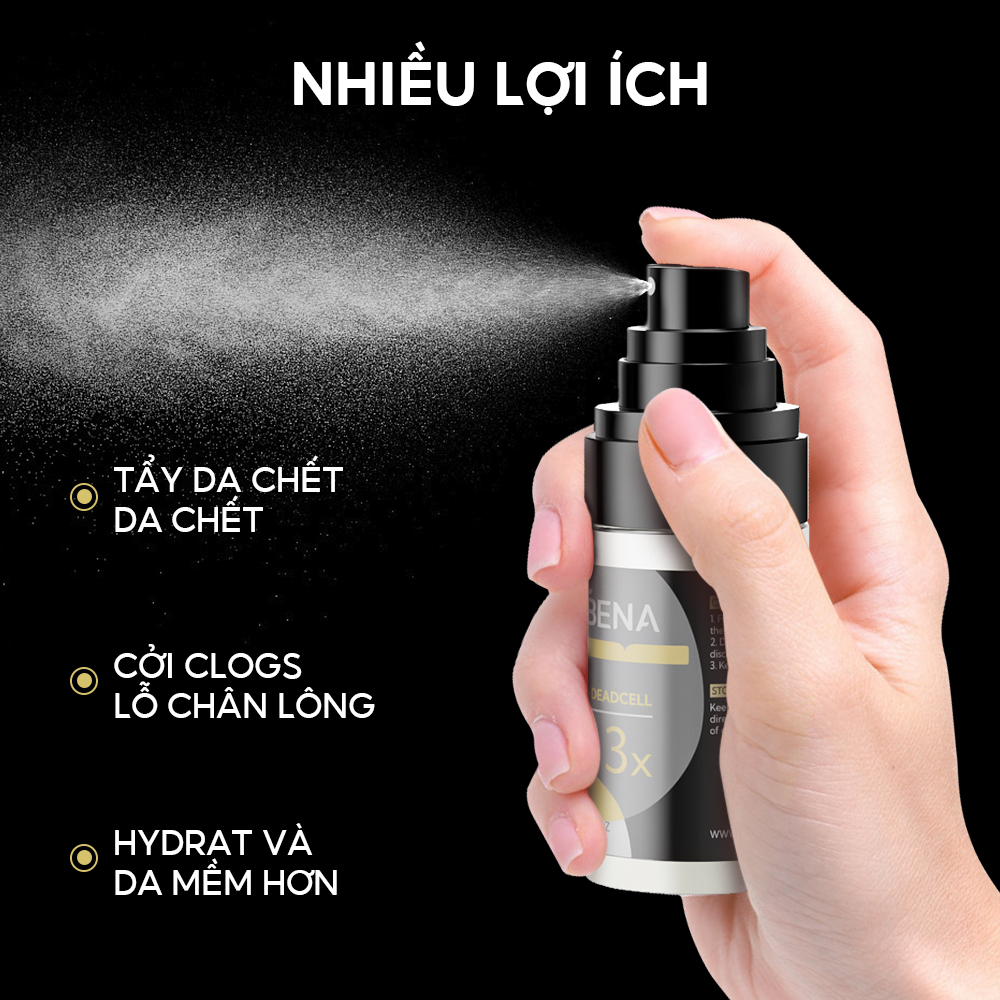 Chai Xịt Tẩy Tế Bào Chết Làm Sạch Da LANBENA 30ml