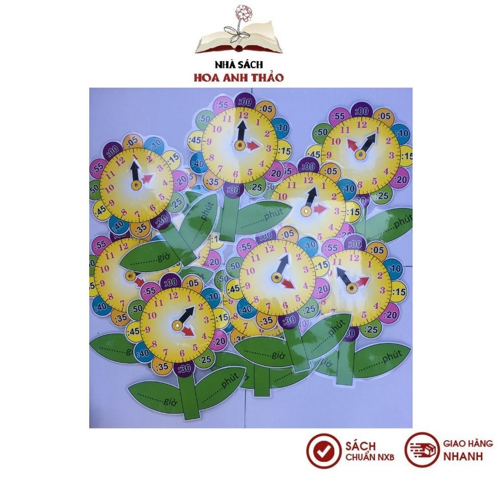 Đồng hồ hoa lá (Đồ Dùng Dạy Học)