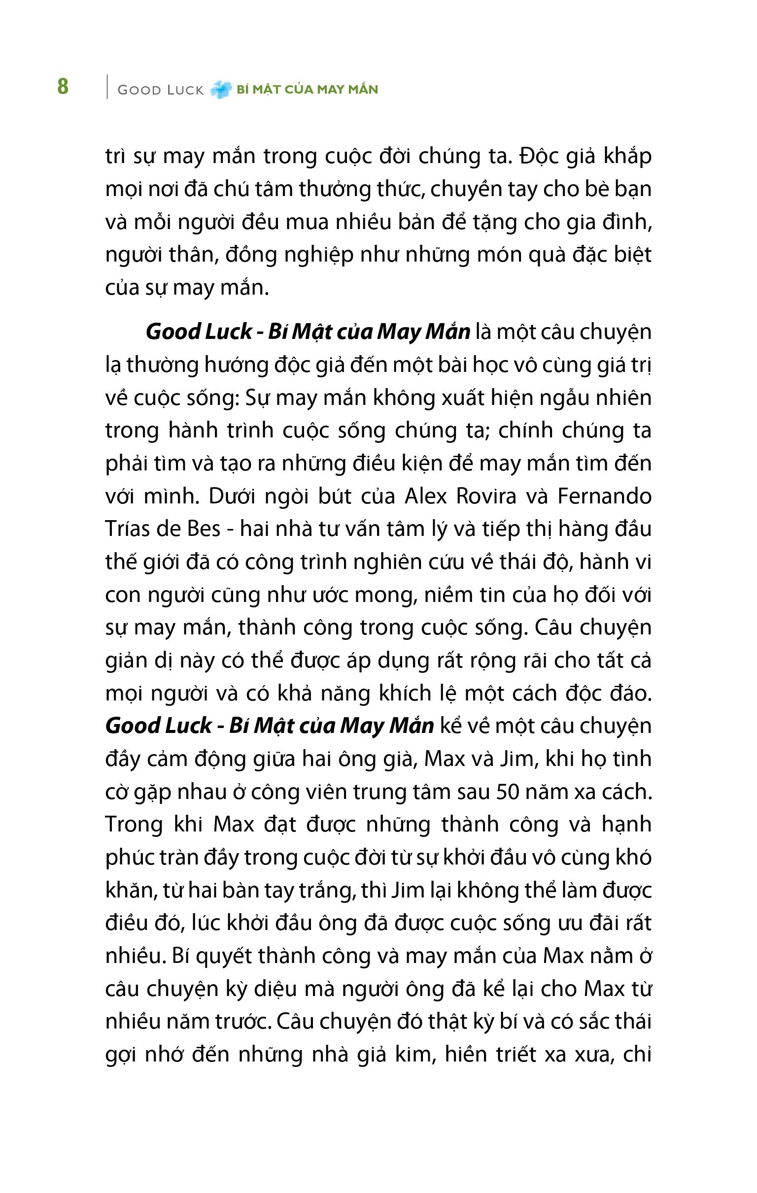 Sách - BÍ MẬT CỦA MAY MẮN