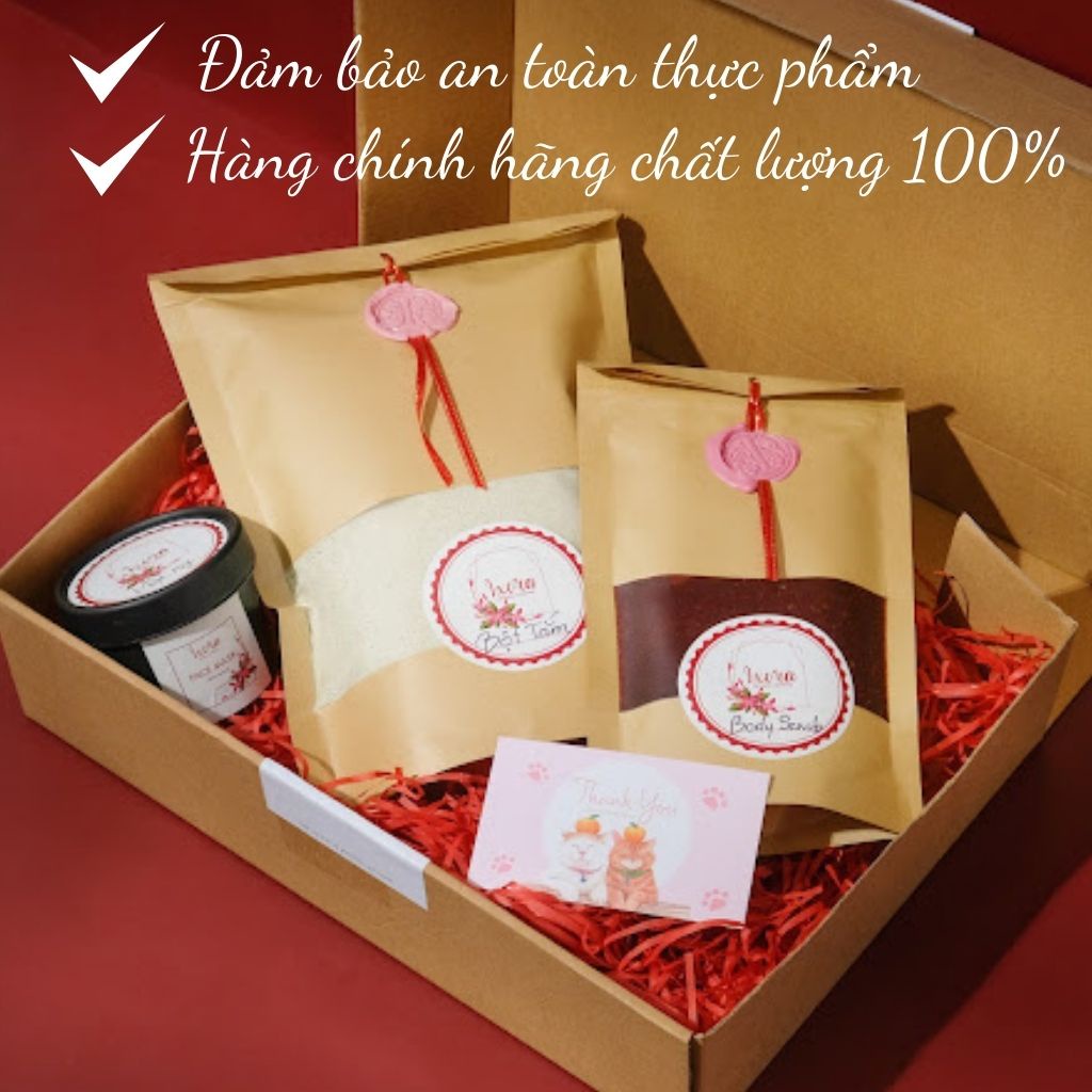 Combo bột tắm trắng, chăm sóc da body toàn diện nhất [bột tắm 1kg + tẩy da chết body 200gr +mặt nạ 100gr]