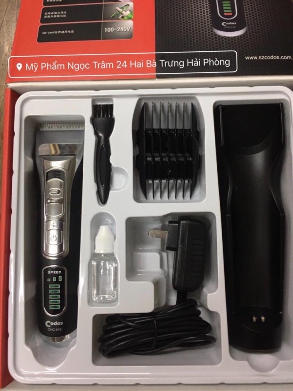 Tông đơ cắt tóc Codos CHC-918
