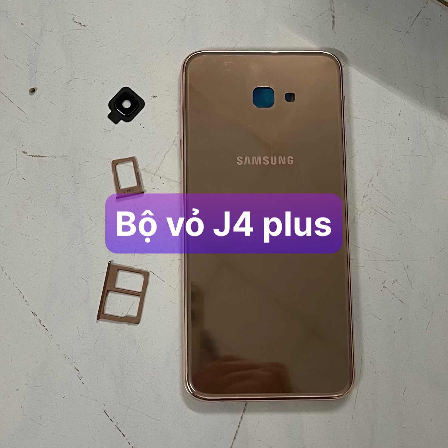 bộ xương vỏ samsung J4 plus (zin)