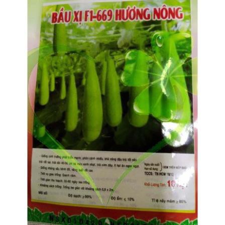 Hạt giống bầu xị F1 - gói 10 hạt