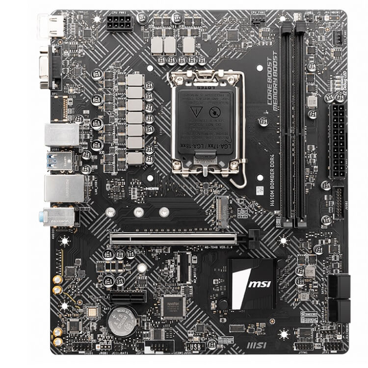 MSI h610m DDR4 bomber mainboard-genuine
