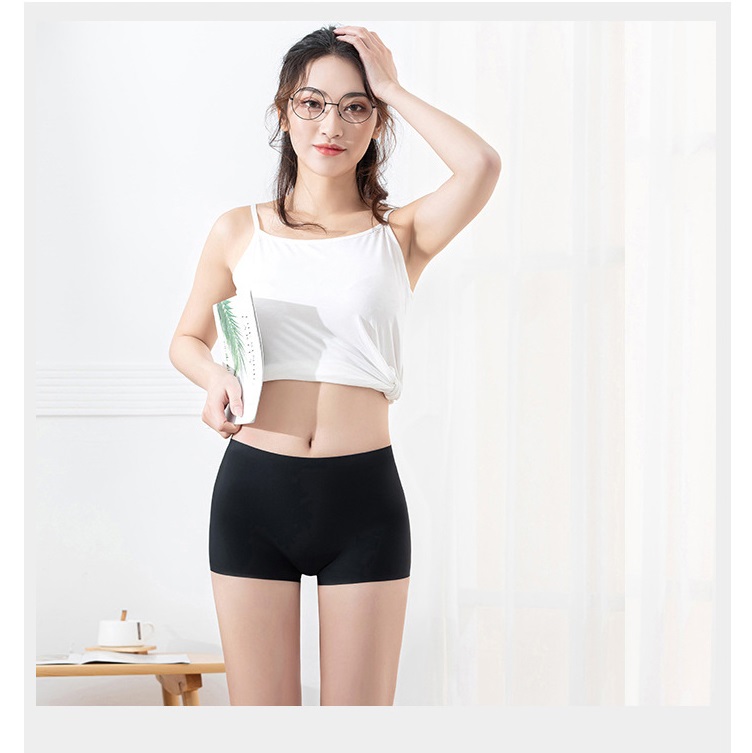 Quần lót nữ đúc su kiểu boxer quần chip nữ dạng đùi viền ép co dãn nhiều ôm mông tôn dáng