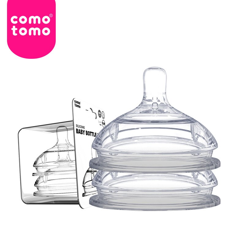 Núm Ti Thay Thế Cho Bình Sữa Comotomo Chính Hãng ( 1 tia 2 tia 3 tia Y cắt ) [Mikit-House]