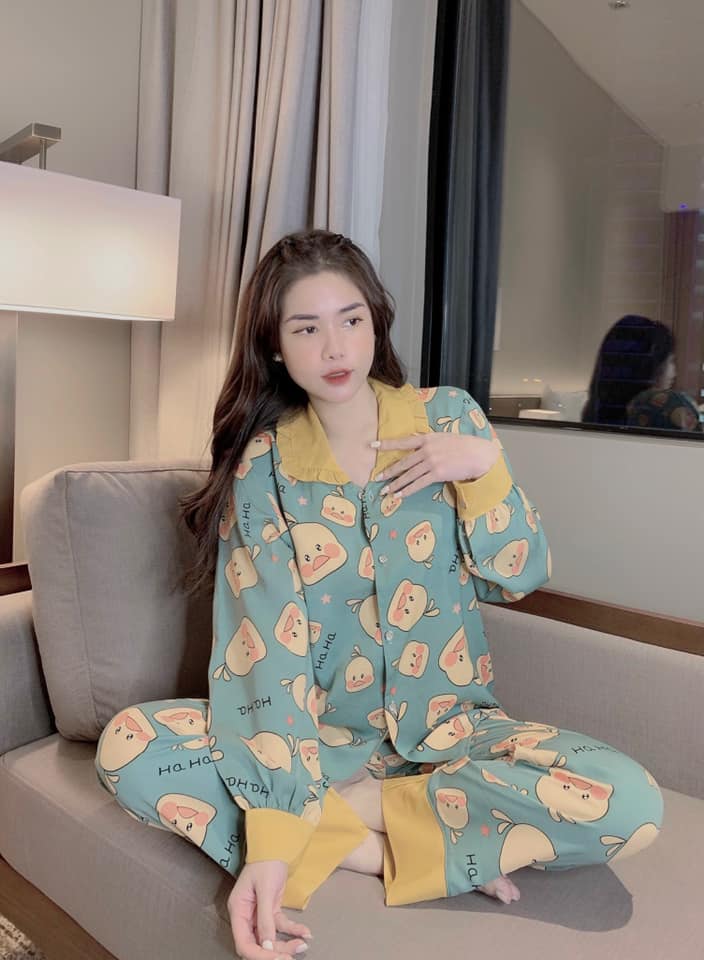 Bộ ngủ Pijama tay dài