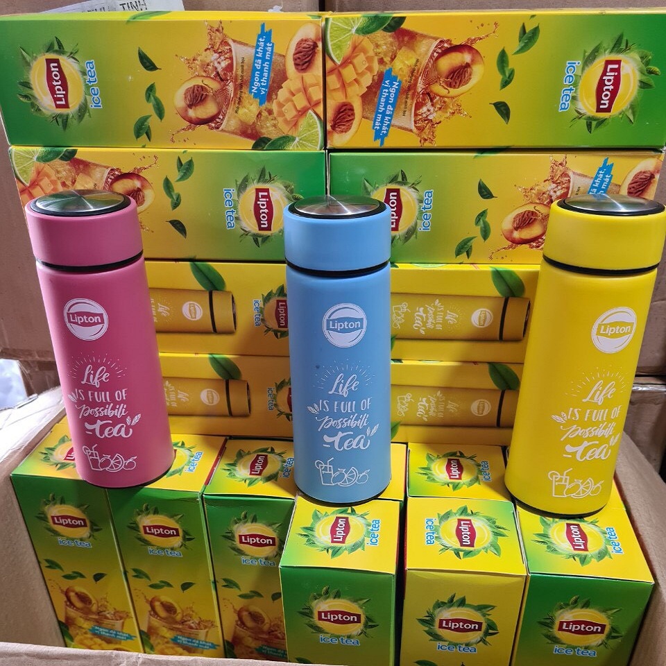 Bình giữ nhiệt Cafe Phố 400ml lõi thuỷ tinh
