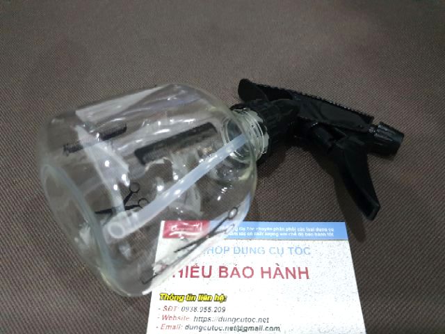 Bình Xịt Nước Cắt Tóc Nam Dung Tích 200ml.