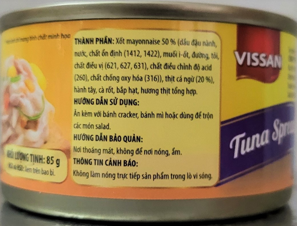[Hộp nhỏ 85g] CÁ NGỪ XỐT MAYONNAISE [VN] VISSAN Tuna Spread