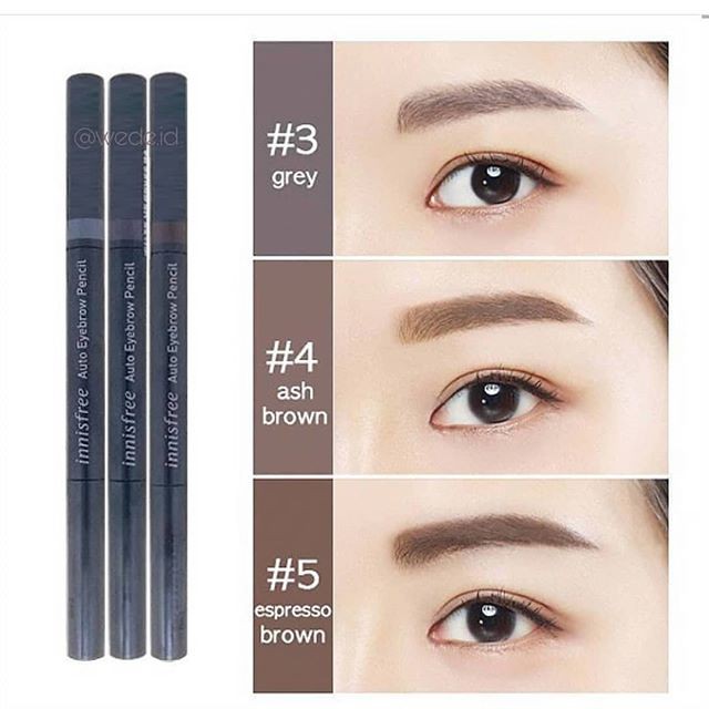 Chì Kẻ Mày Innisfree Auto Eyebrow Pencil Mẫu mới