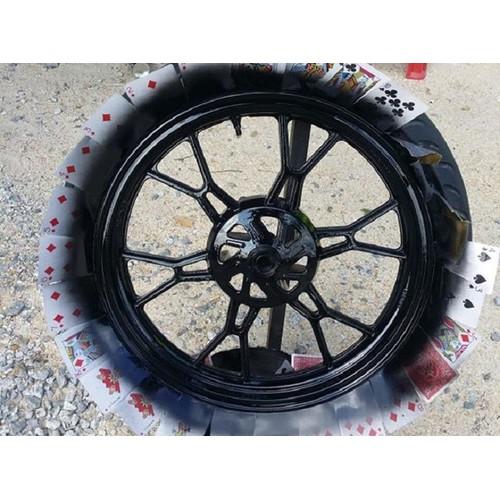 COMBO Sơn Samurai cho cặp mâm màu đen nhám 109A