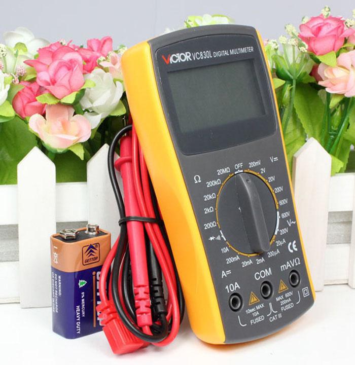 Thiết bị dụng cụ đo điện điện tử Victor VC830L [Có loa báo đo thông mạch]
