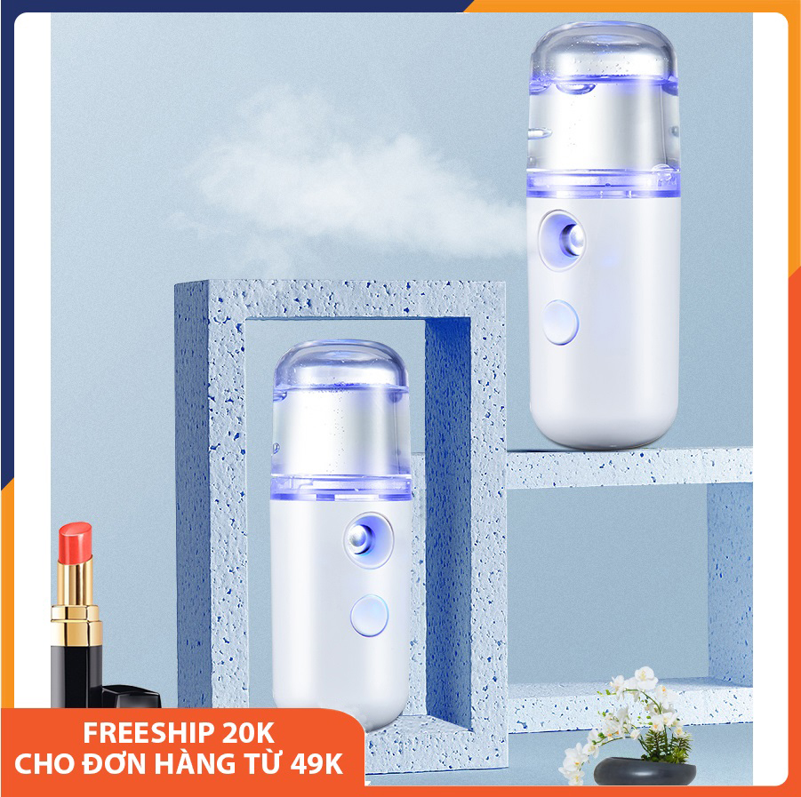 Máy phun sương nano mini, máy xông mặt mini dưỡng da, máy tạo độ ẩm cho da, máy tạo độ ẩm cho da - DC018