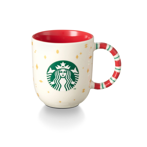 Cốc Sứ Mug Starbucks 12Oz (355ml) Ceramic Hol Candy Cane