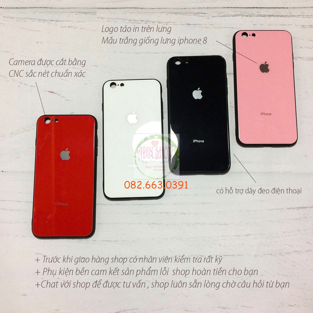 Ốp lưng giả iphone cho Oppo A71 Oppo f9 oppo a5s mặt lưng bóng đẹp
