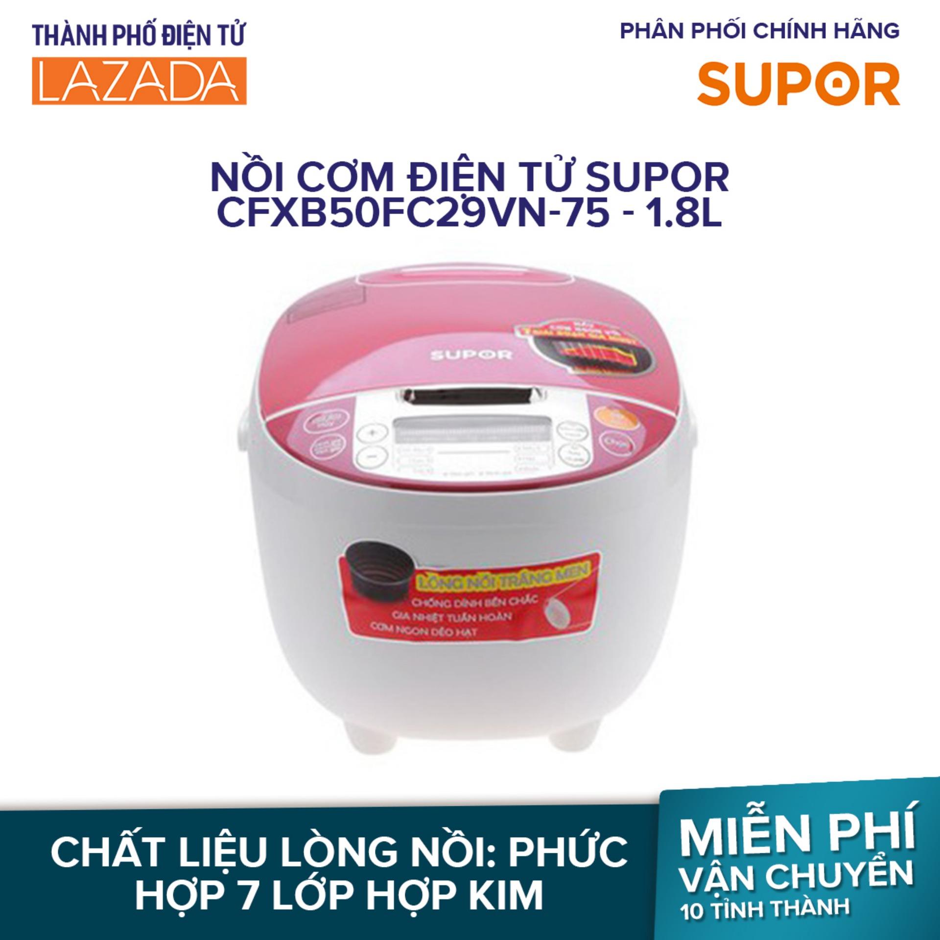 Nồi Cơm điện Tử Supor Cfxb50fc29vn-75 - 1.8l By Lazada Retail El Retail Store