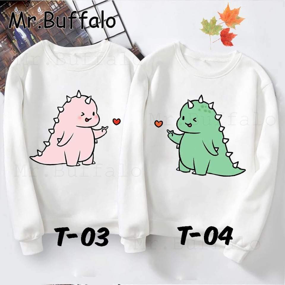 [FREESHIP] ÁO SWEATER ĐÔI IN HÌNH CUTE