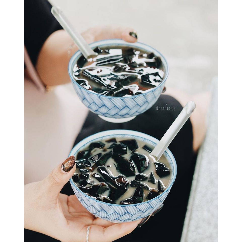 Set 15-20 chén chè sương sáo hạt chia nước cốt dừa