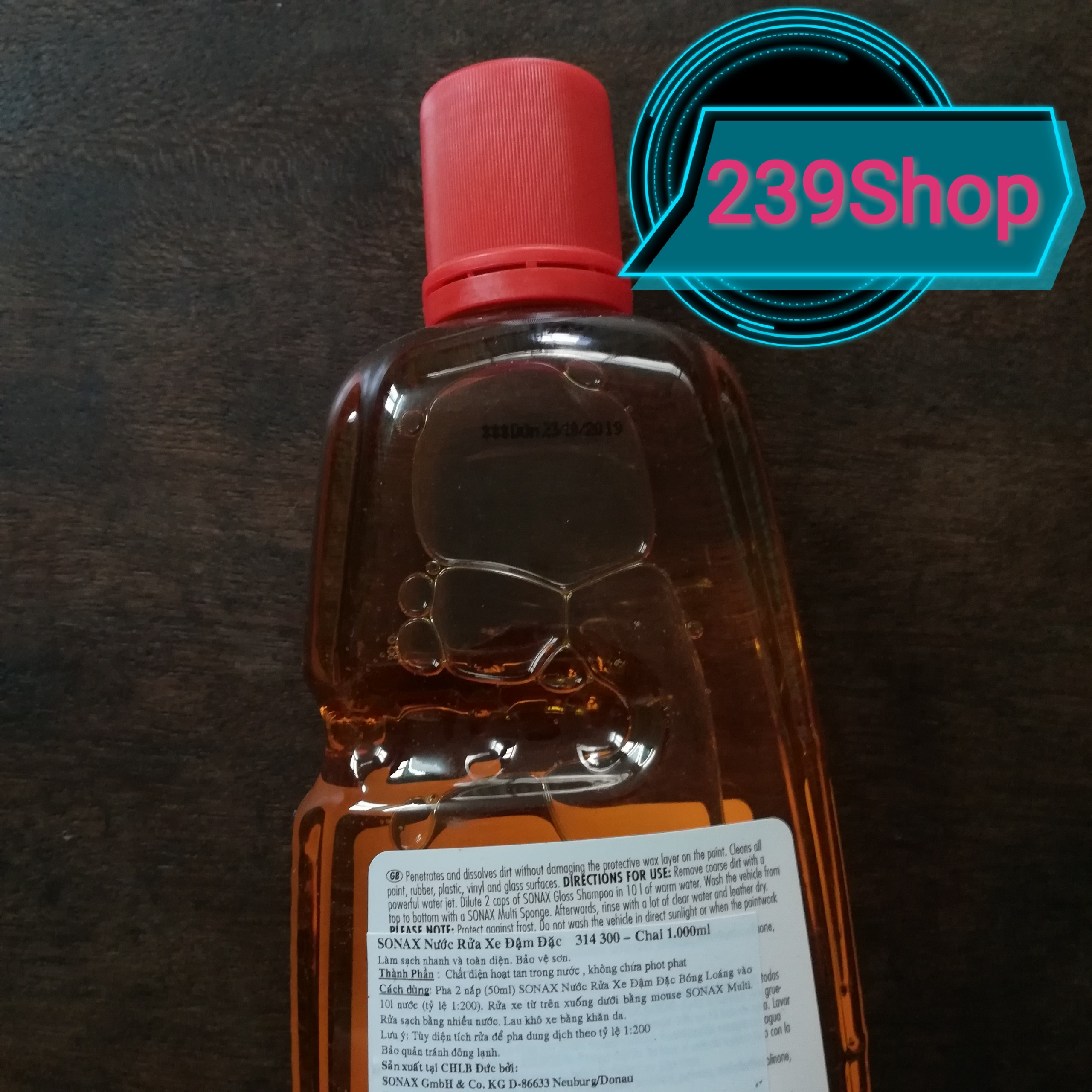 Nước rửa xe Sonax Gloss Shampoo 1 Lít 314300