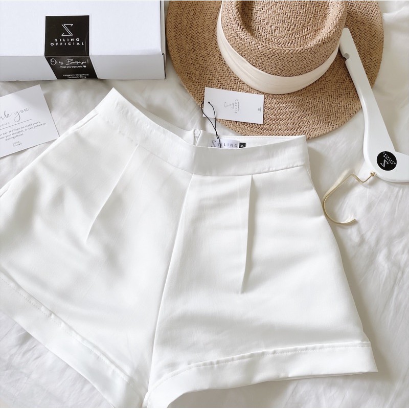 [Mã LAZFASHION42 - giảm 15% đơn từ 349k] Quần đùi có đai ống rộng - BASIC SHORT