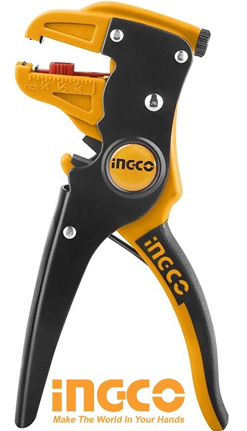 Kìm tuốt dây điện mỏ quạ 0.5-6mm wire stripper INGCO hwsp15608