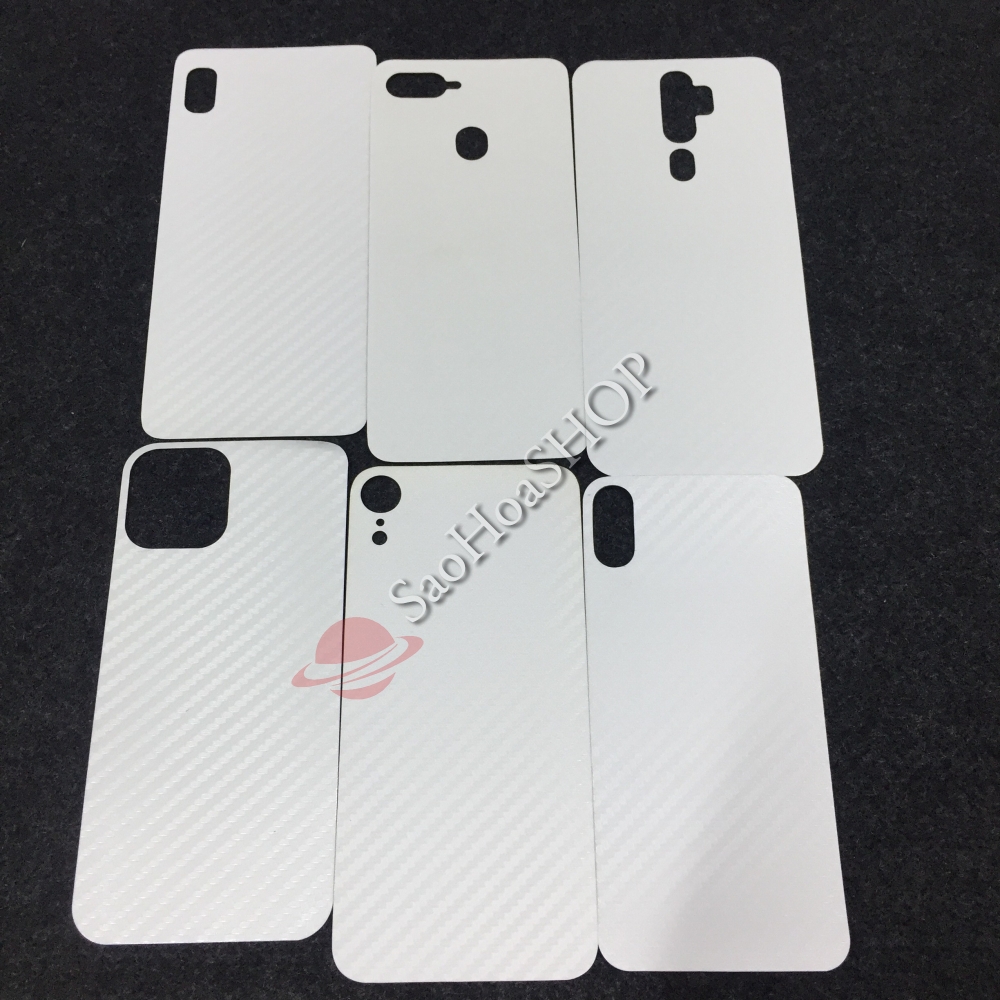 Combo 2 miếng dán carbon mặt sau điện thoại