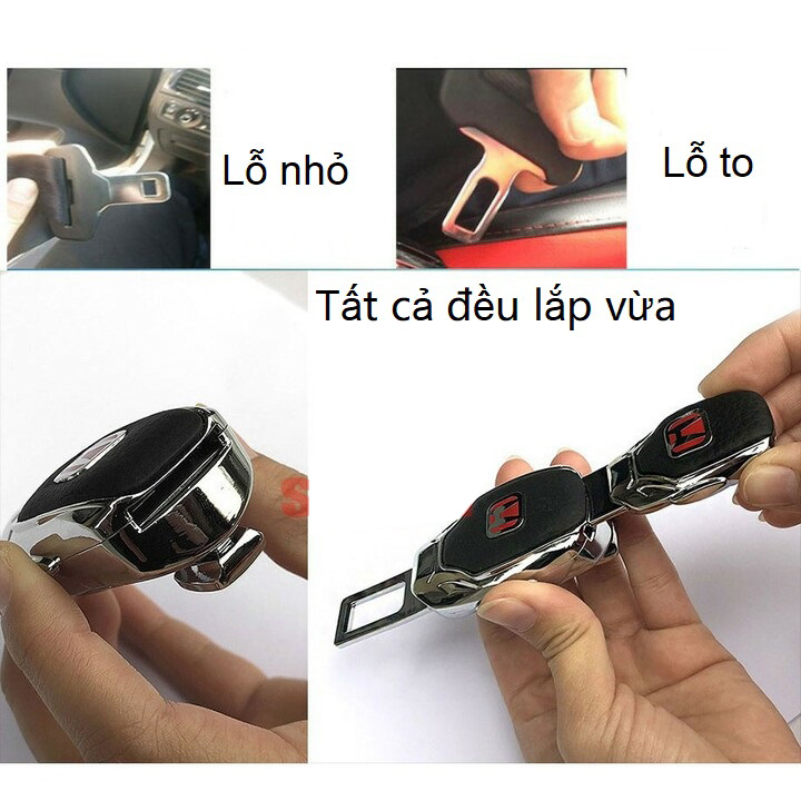 1 chiếc đầu khóa chốt cắm móc đai dây an toàn ô tô cao cấp HC-999
