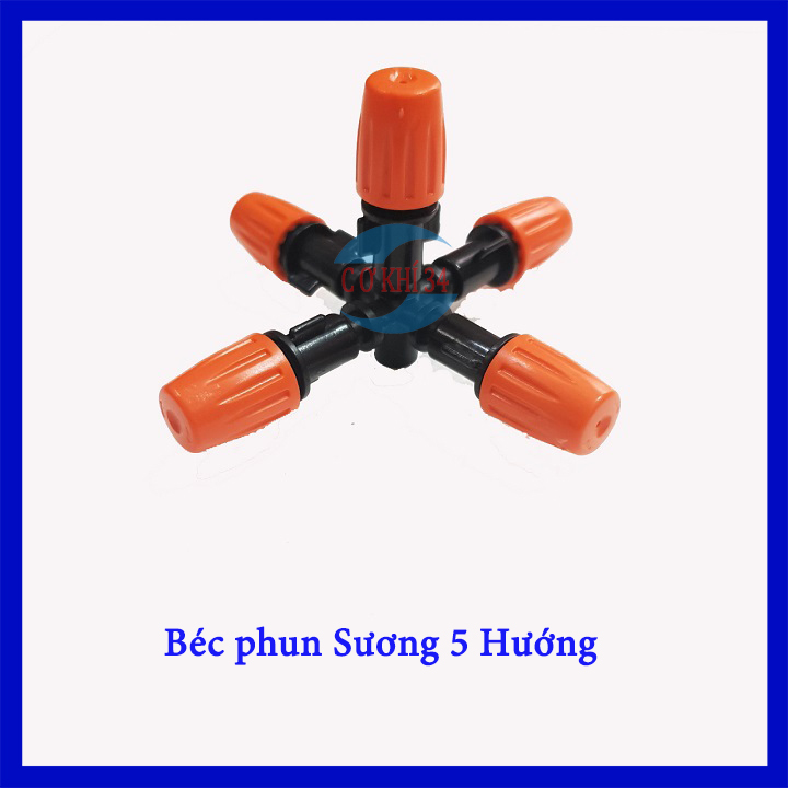 Béc Phun Sương 5 hướng Tưới Cây Nhà Vườn