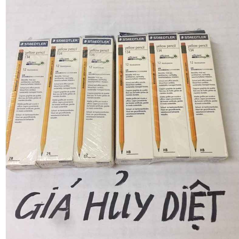 Bút chì staedtler đức 2b,hb-combo 6 hộp