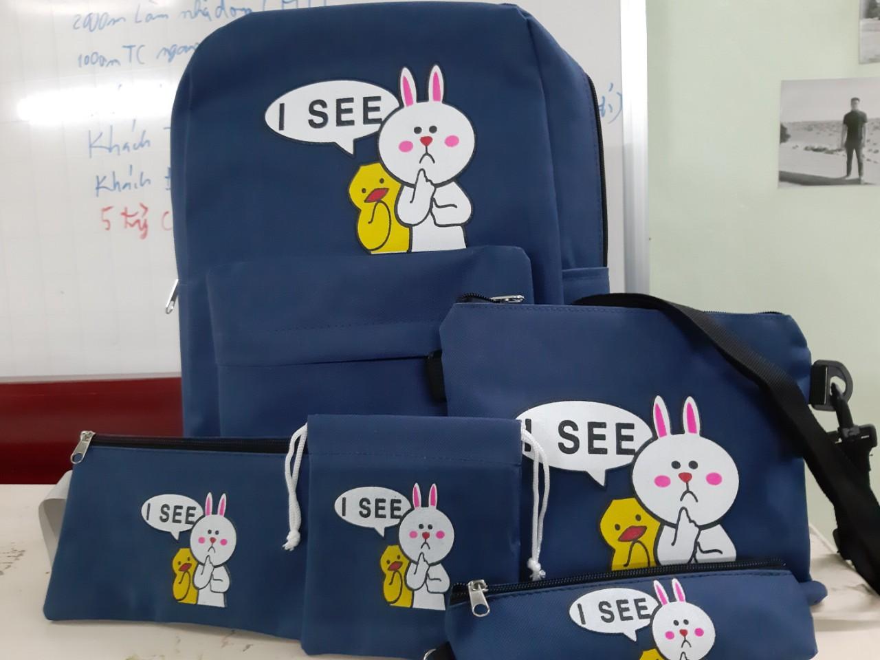 Set Balo thời trang bộ 5 món