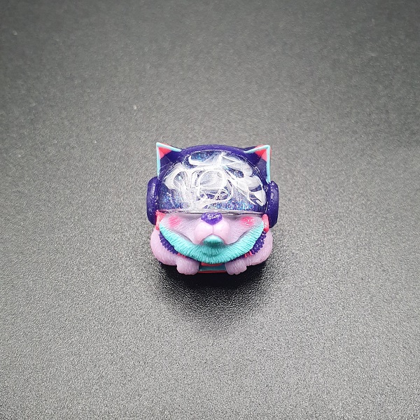 Artisan Keycap nút bàn phím cơ Sirius 006 xanh tím