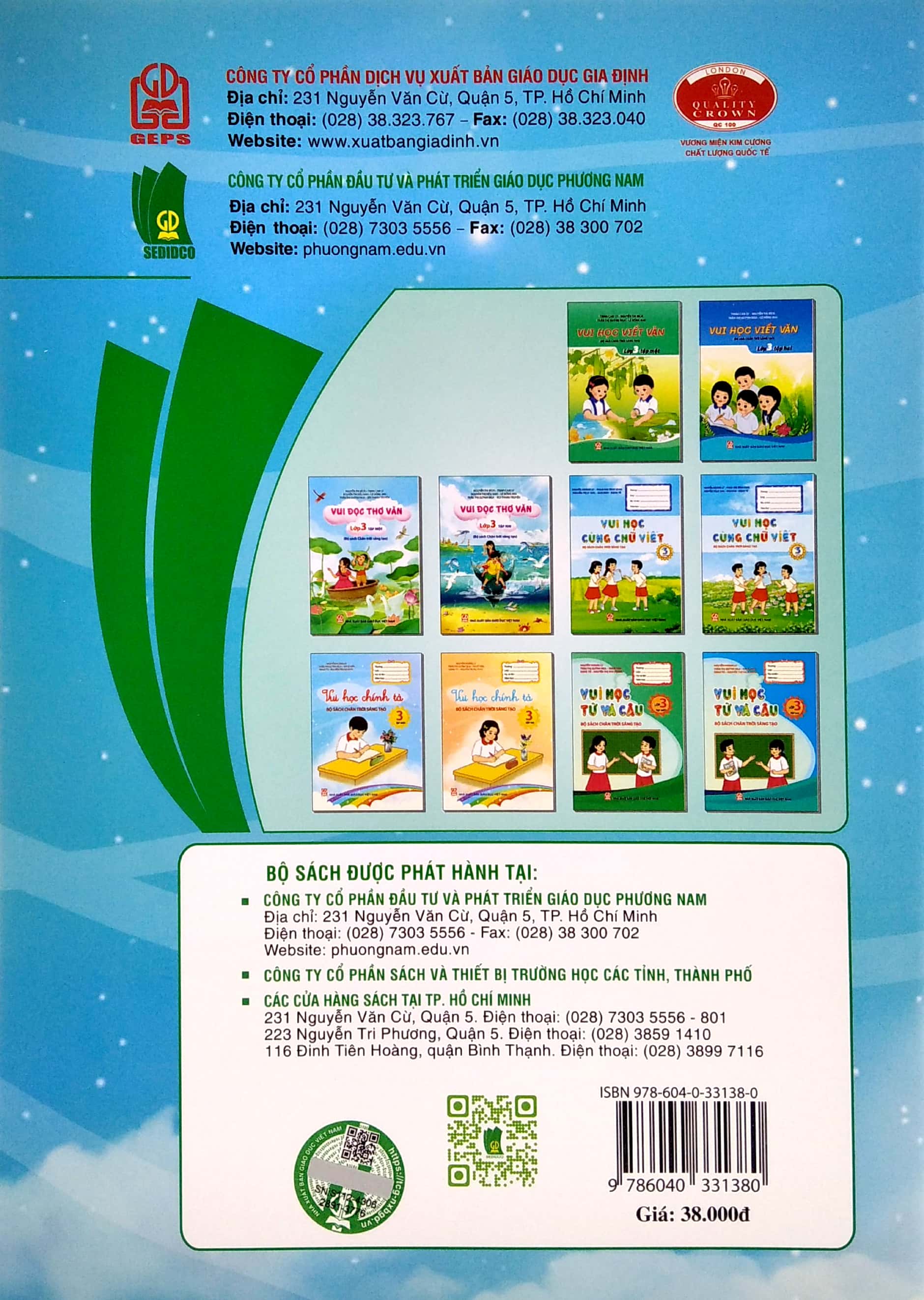 Fahasa - Vui Học Chính Tả 3 - Tập 1 (Bộ Sách Chân Trời Sáng Tạo) (Tái Bản 2022)