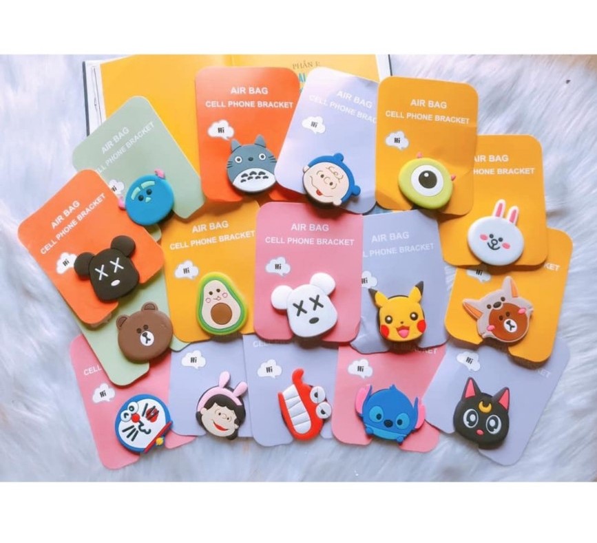 New cute multi-functional pop-iRing hand phone holder stand, shape random pick
