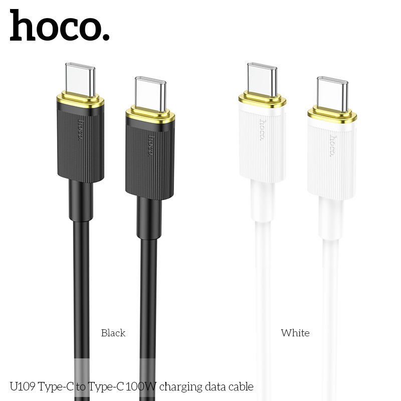 Cáp Sạc Nhanh Type-C To Type-C Hoco U109 100w